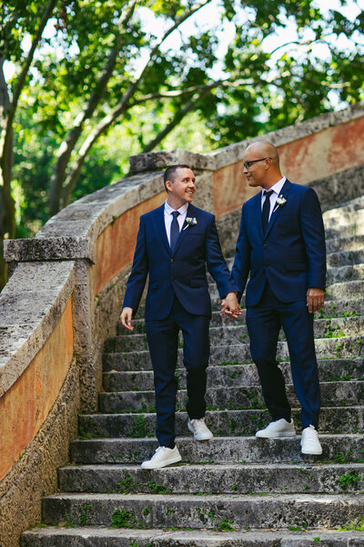 South-Florida-Elopement-Vizcaya-Two-Grooms