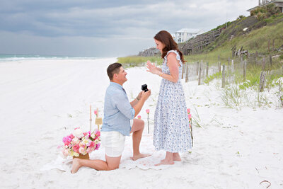 Destin photographer fl surprise proposal 