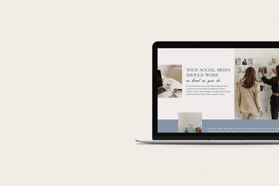 Indiana web design agency branding material