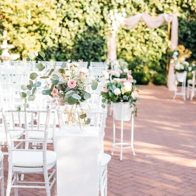 Say I Do in our beautiful Gardens Courtyard.