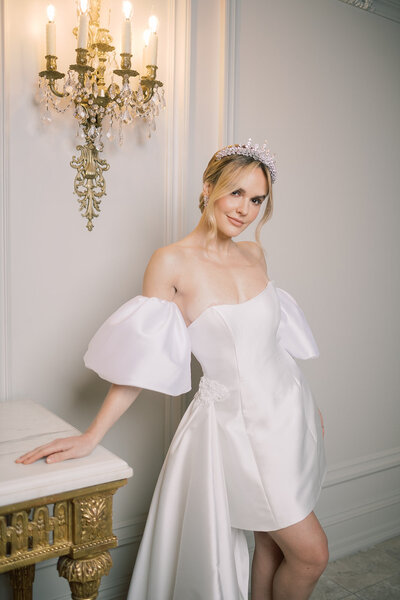 Photo of a bride at a wedding