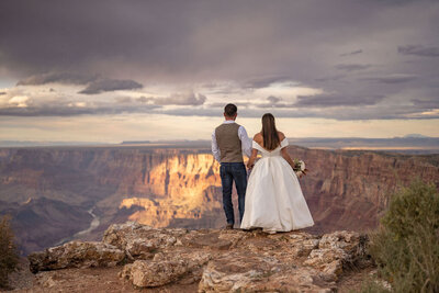 Wedding at Lipan Point Grand Canyon