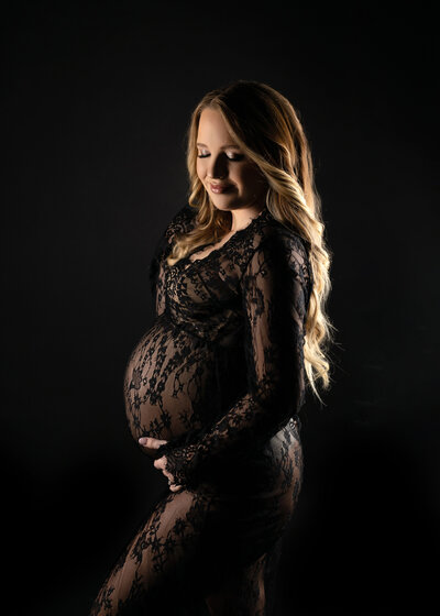 Dreamy maternity session at Jetton Park in Cornelius, NC.