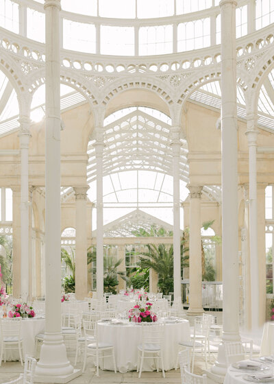 Syon Park Conservatory - Dinner - London Wedding Photographer
