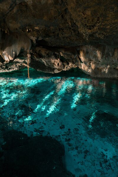 beautiful cenote in mexico