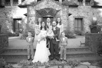 Joy of Life Events wedding planners couples five sets of twins  at Bourne Cottage at Empire Mine State Park Weddings, Grass Valley Wedding Fair