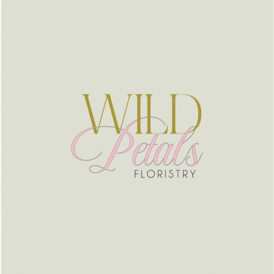 The feminine and elegant brand identity design and website for Wild Petals Floristry.