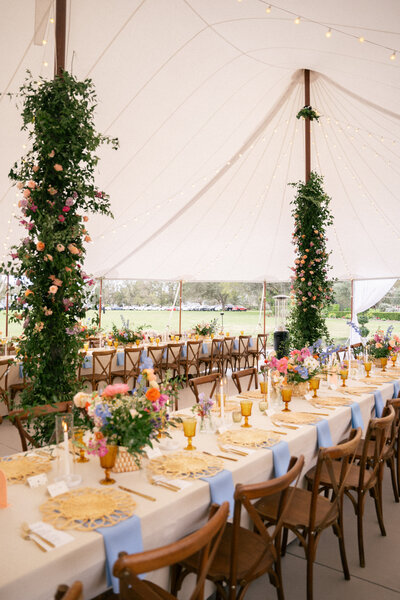 florida tented wedding