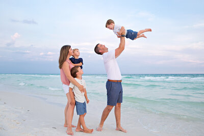 Family beach photographers on 30a