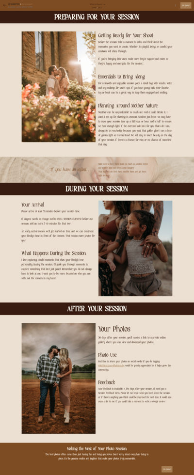 Robbie McCrary Photo - Session Guide pg 2