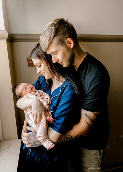 Davenport Newborn props, Bettendorf Studio Newborn Photography, Quad City Studio Baby photographer