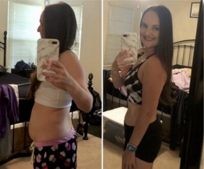 Fat Loss Before & After Transformation 3