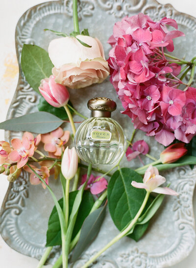 Wedding bridal flat lay details wedding planner