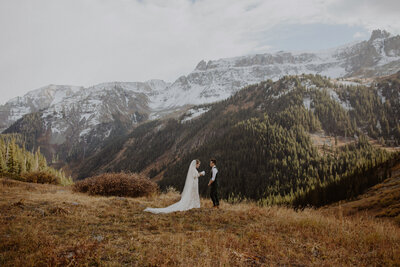 Two brides read their vows in Yankee Boy Basin