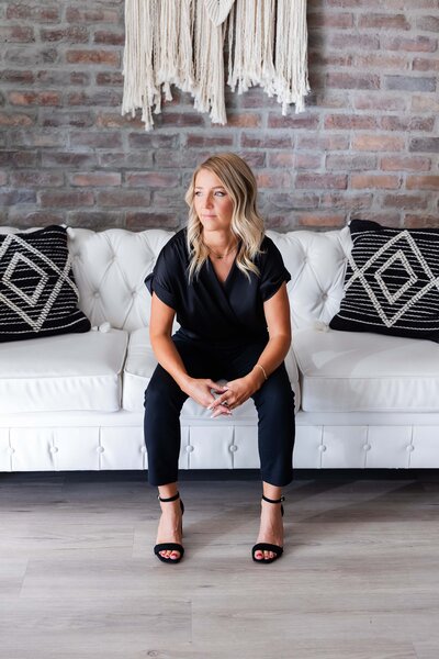 headshots and brand photos in bright modern studio downtown colorado springs 