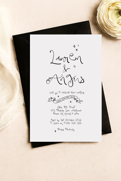 Bar signage for wedding in pastel blue by State of Elliott