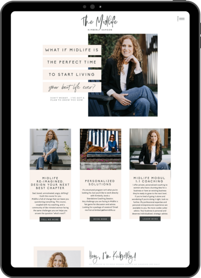 Showit Template for Coaches & Female Entrepreneurs | Nicole by ...
