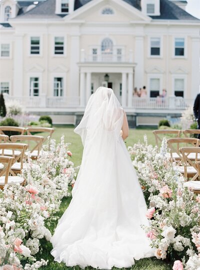 A luxury tented weekend wedding on Cape Cod at a wedding venue with accommodations