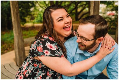 Creative-natural-and-colorful-Engagement-session-at-San-Antonio-Botanical-garden