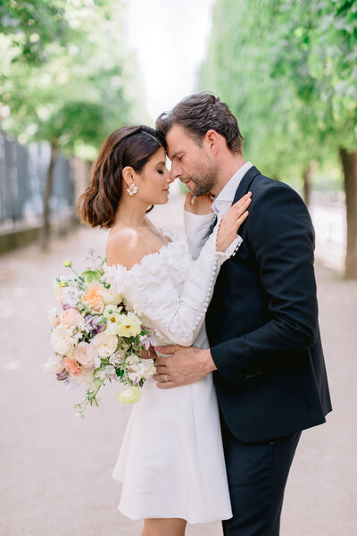 An Elopement in Paris, first look at Le Jardin des Tuileries