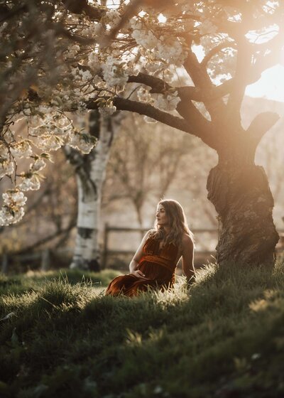 Maternity photography session with Sussex family photographer