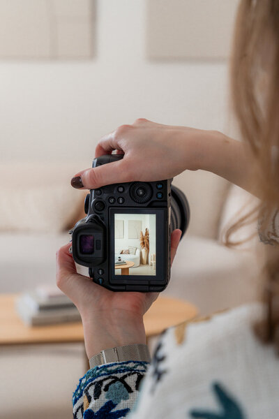 Malou met camera