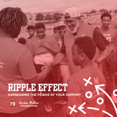 Graphic about increasing support for The Jordan McNair Foundation