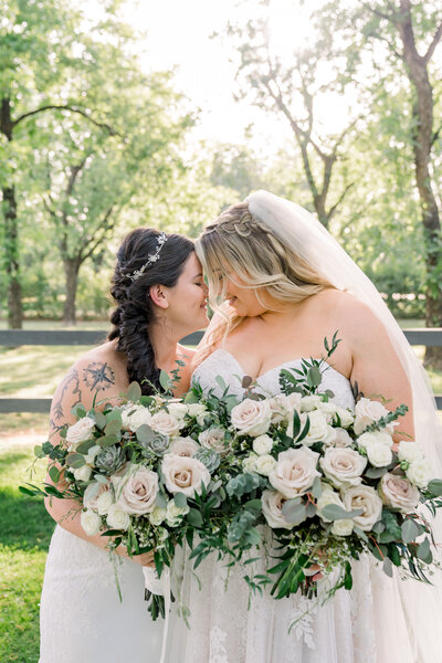 Newlyweds Andie and Jules captured on their wedding day by Tony George Photography