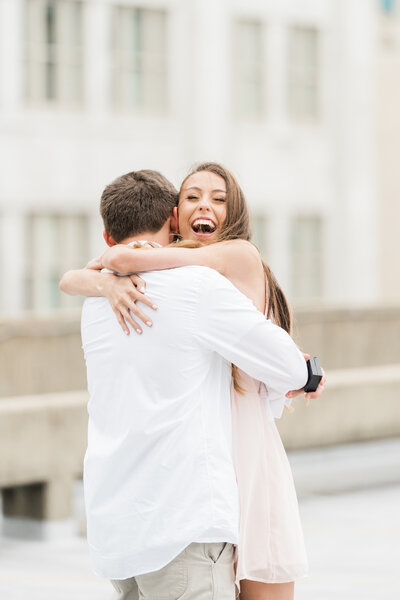 Her reaction right after proposal