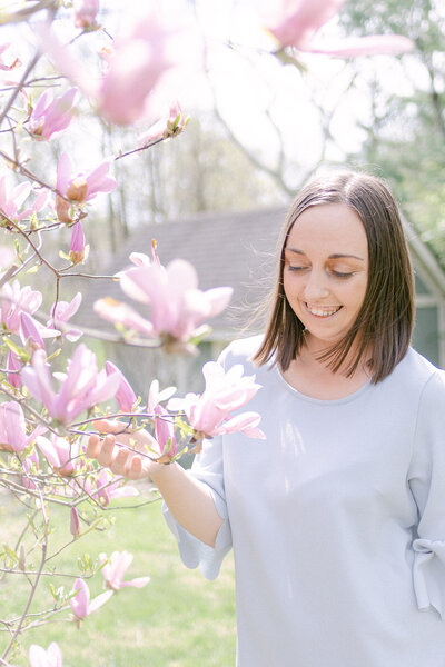 outside photography troy ohio spring flower trees