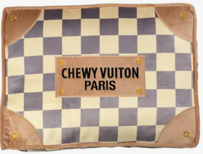 Washable Small Chewy Vuiton Pet Bed $110.00