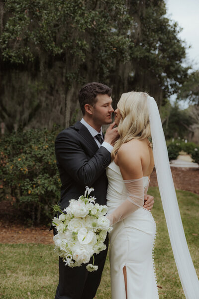 Couple laughing during golden hour photos—capturing candid joy