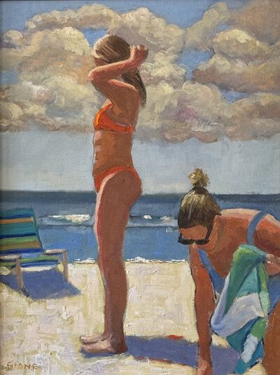 Marie Stone Fine Art Oil Paintings Beach
