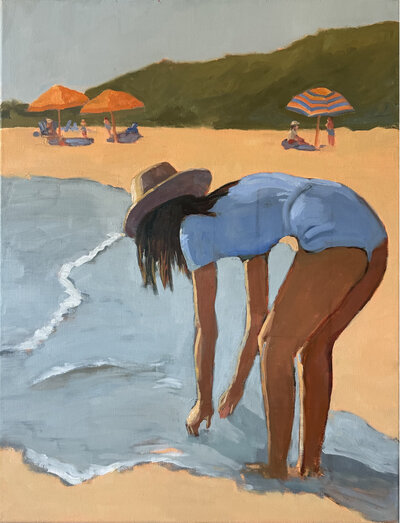 Marie Stone Fine Art Oil Paintings Beach