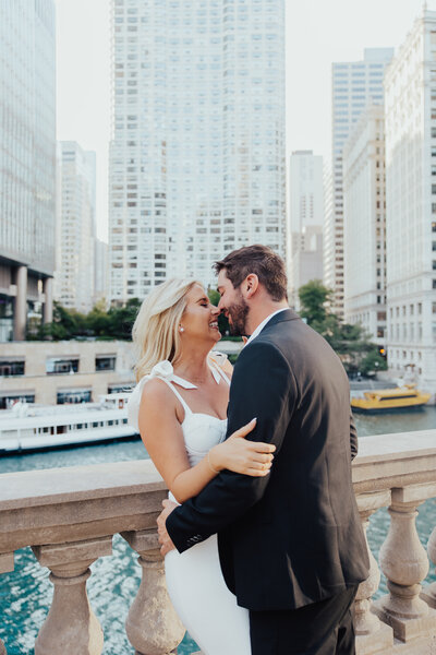 Chicago Engagement photos in the city