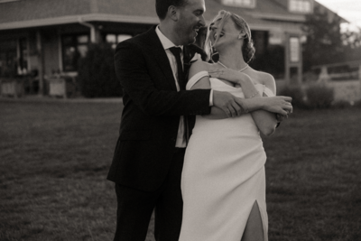 documentary-style photo of couple posing