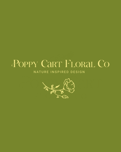 Romantic, feminine, colorful branding for a wedding florist based in central California.