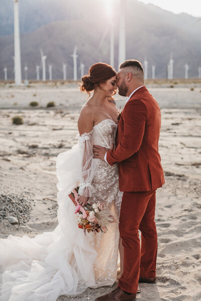 Palm springs intimate wedding and elopement photographer