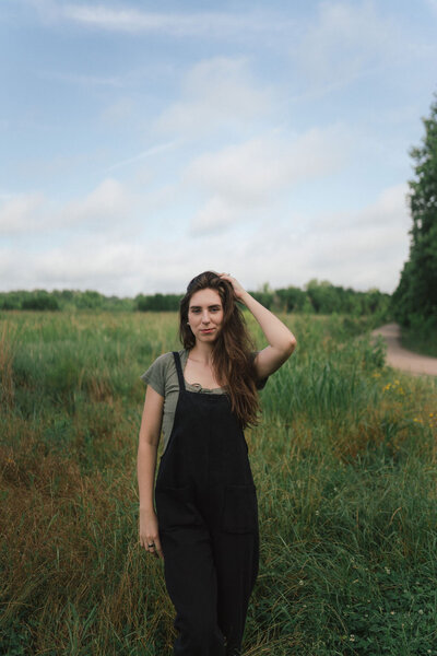 Woman at Seven Islands State Birding Park in Kodak, Tennessee