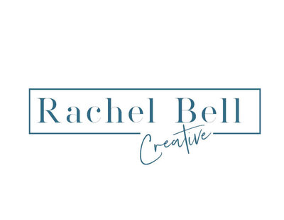 Rachel Bell Creative Logo in Blue