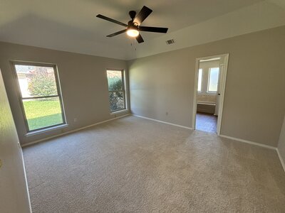3 bed 2 bath home for sale in Krum Texas Primary bedroom