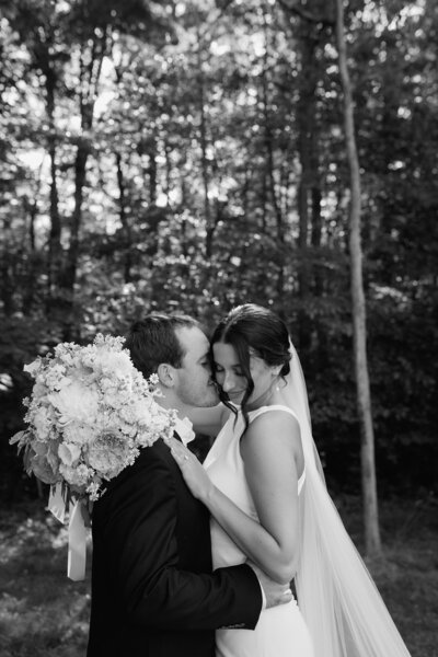 Bride and Groom moments after their ceremony