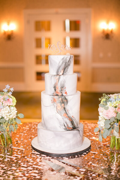 Marbled Wedding Cake