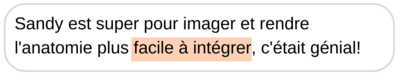 Témoignage pédagogie Sandy 3