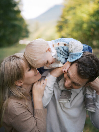 Six month old baby looking at the camera at Caulfield Park