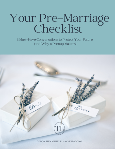 A checklist of 11 thoughtful questions to guide you and your partner through key conversations, helping you feel more confident and secure before joining your lives together.