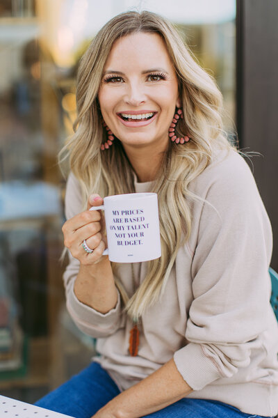 Photo of Christy Jo Lightfoot, Showit Site and Sales Page Designer for women entrepreneurs.