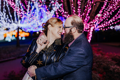 Nashville Elopement Photographer captures bride kissing groom