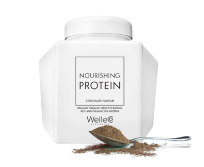WelleCo Chocolate Protein Caddy_70 Transparent