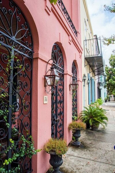 Rainbow Row at Charleston